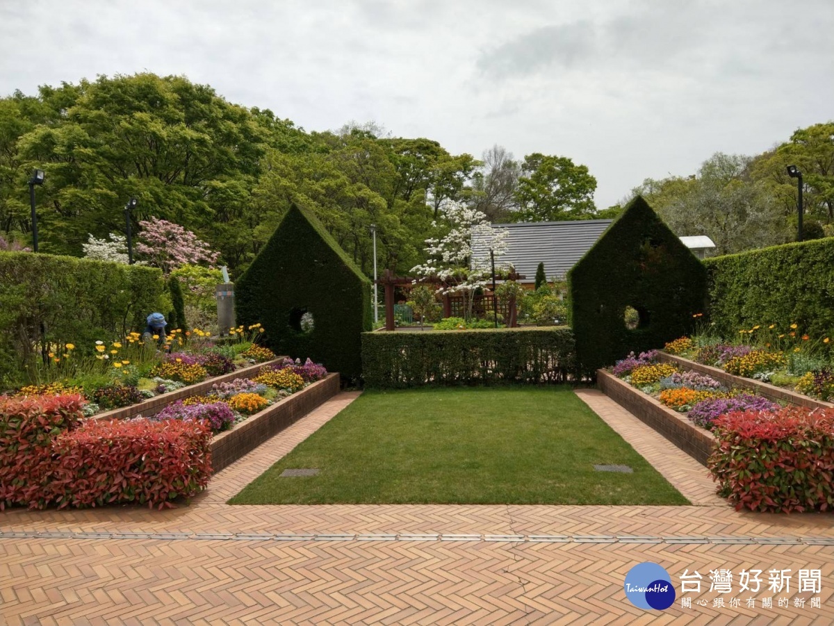 日本大泉綠地Sensory garden之美。