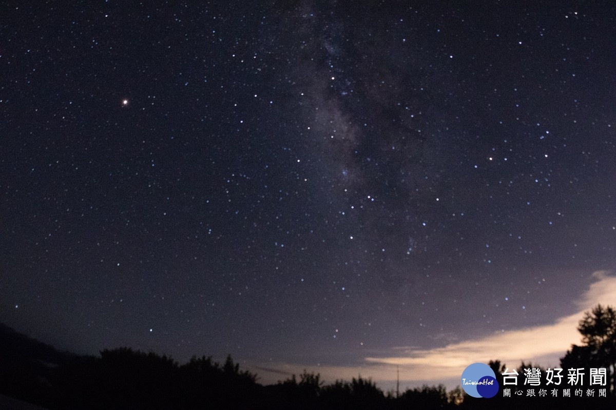 浩瀚夜空,繁星點點(圖/嘉義林區管理處提供)