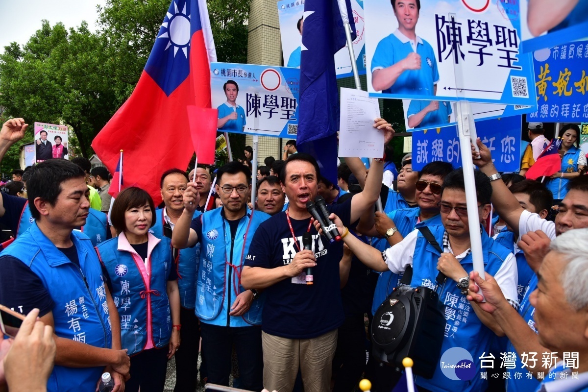 陳學聖說,國民黨的團結不是說說而已,翻轉桃園必須要同心協力,絕對不能分裂。