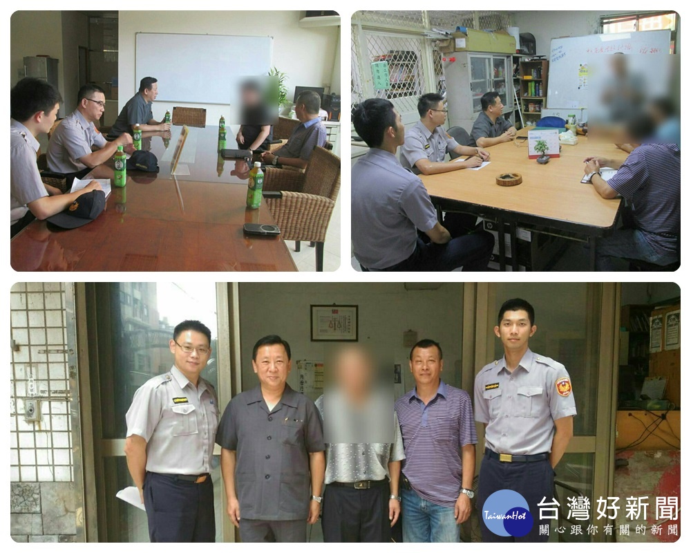 楊梅警察分局深耕社區,淨化安居掃除毒害。