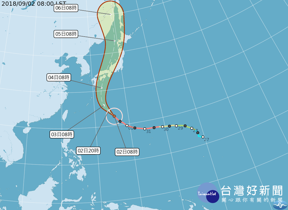 （圖／中央氣象局官網）