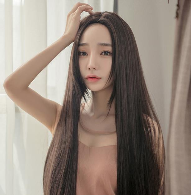 氣質女神長直髮造型。(圖/來自Taobao/eros提供)
