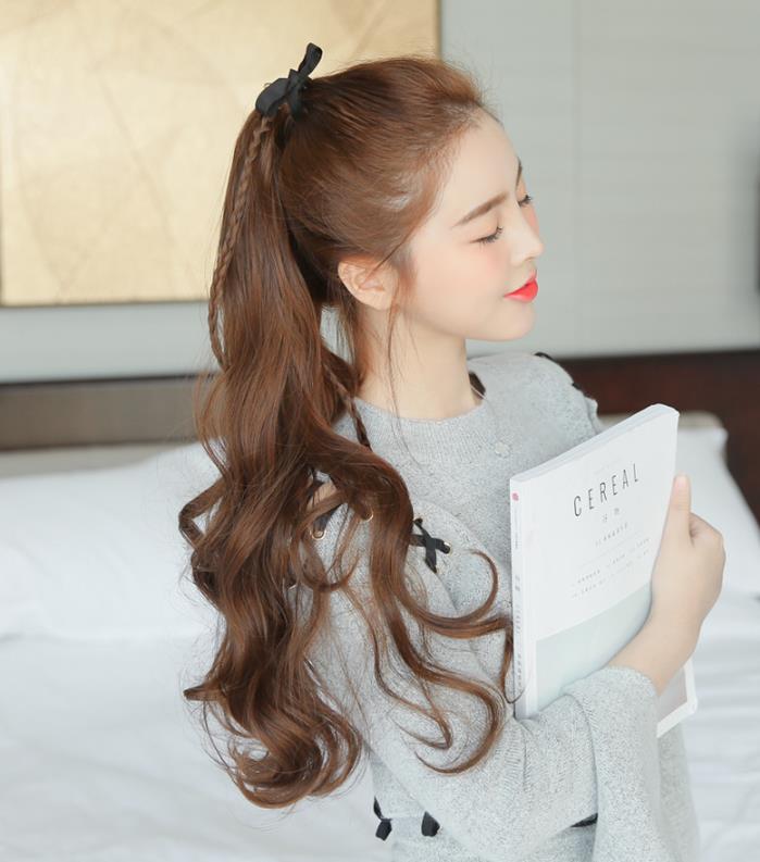 溫柔簡約的不敗馬尾。(圖/來自Taobao/eros提供)