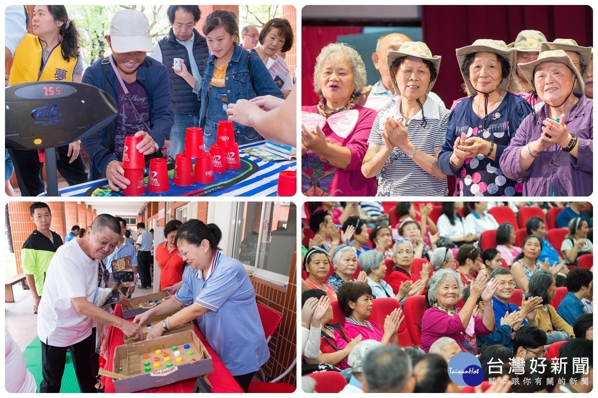 「107年國際失智症月系列活動－憶起共老，路長情更長音樂會」活動中吸引許多長者到場參加。