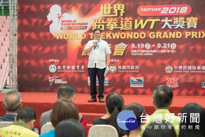 鄭市長表示,歡迎市民朋友到場觀賽,為選手加油,期勉選手們全力以赴,爭取奧運入門券。