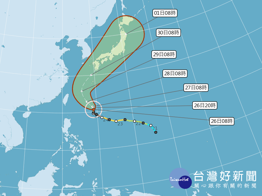 （圖／中央氣象局官網）