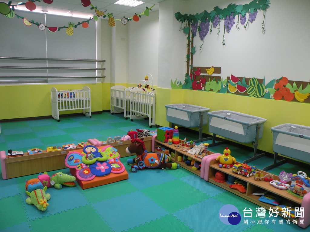 坪林托嬰中心內部安全舒適。林重鎣攝