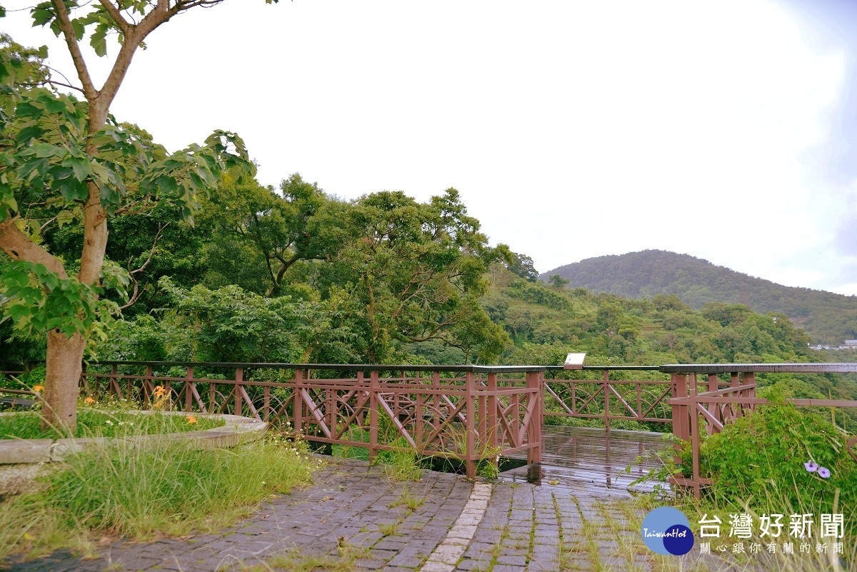 溪山鐵馬驛站景觀（圖／台北市大地工程處提供）