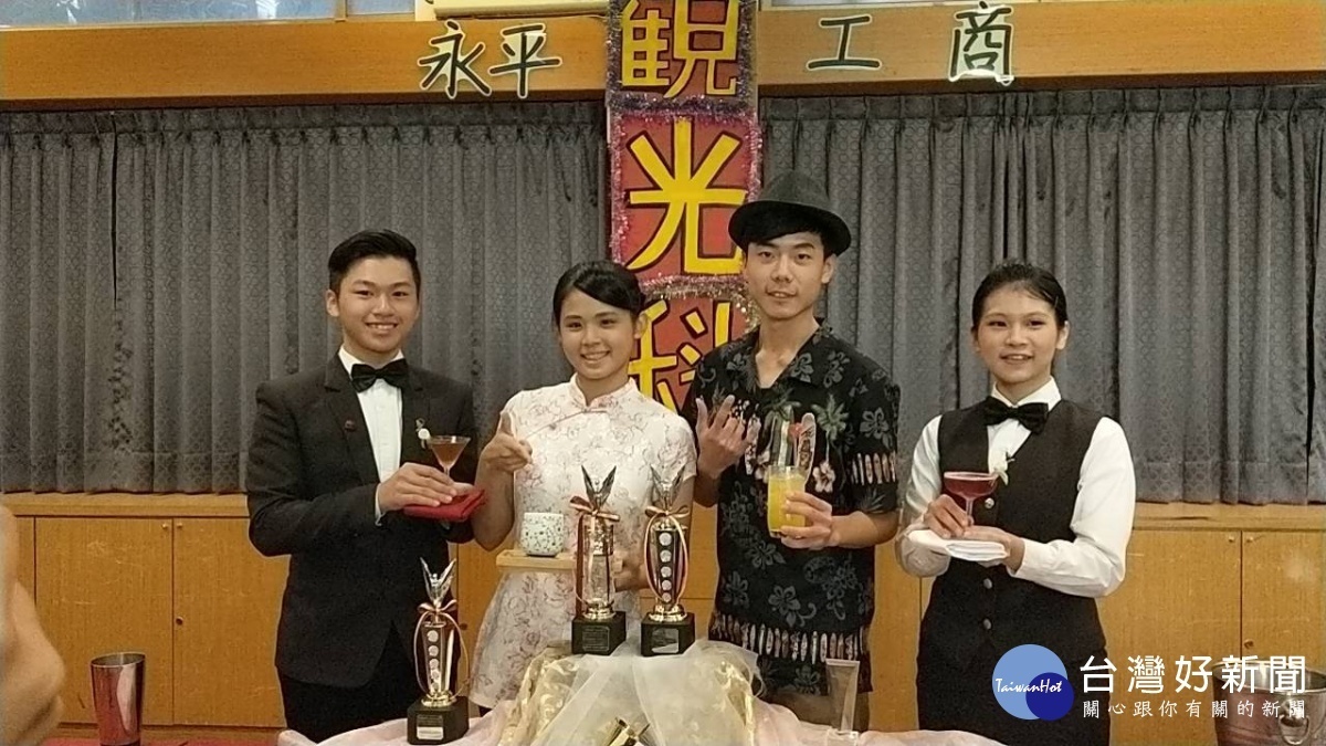 永平調酒社技冠亞洲,橫濱國際調酒賽二連霸。