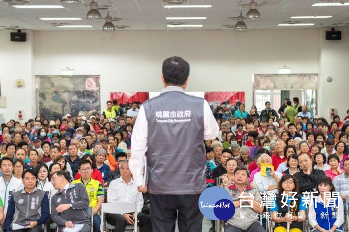 桃園市長鄭文燦,出席中壢區吉林路道路拓寬工程(文中路二段至松江南路)說明會