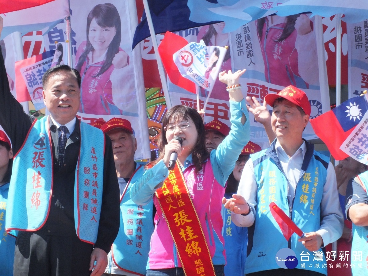 前立委陳根德到場站台。（圖/林鵬程攝）