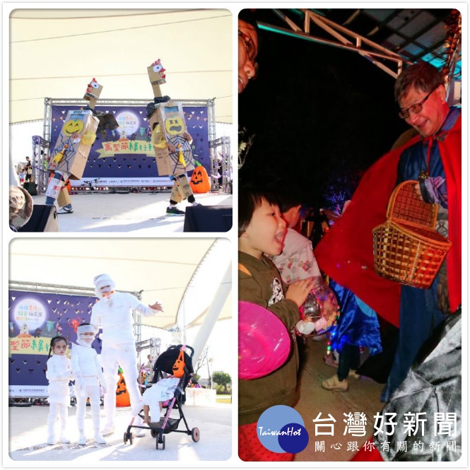 環保局局長沈志修表示,讓來參與的民眾不只歡度萬聖節,還能實踐節能減碳的環保精神。