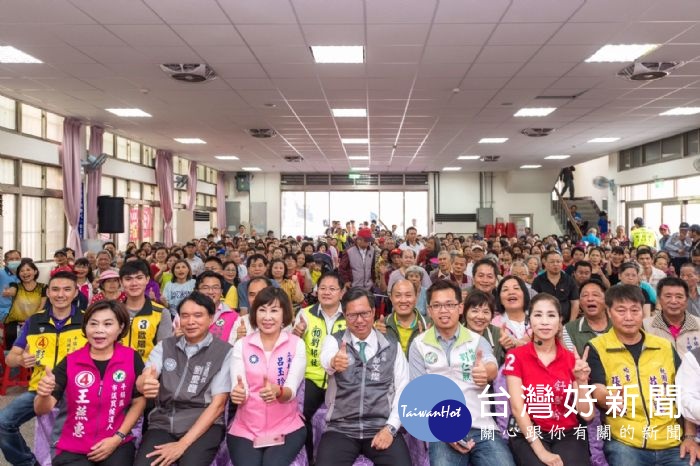 桃園市長鄭文燦,出席「平鎮區文化公園地下停車場興建工程地方說明會」