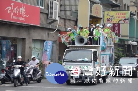 涂醒哲今起啓動車隊掃街拜票行程