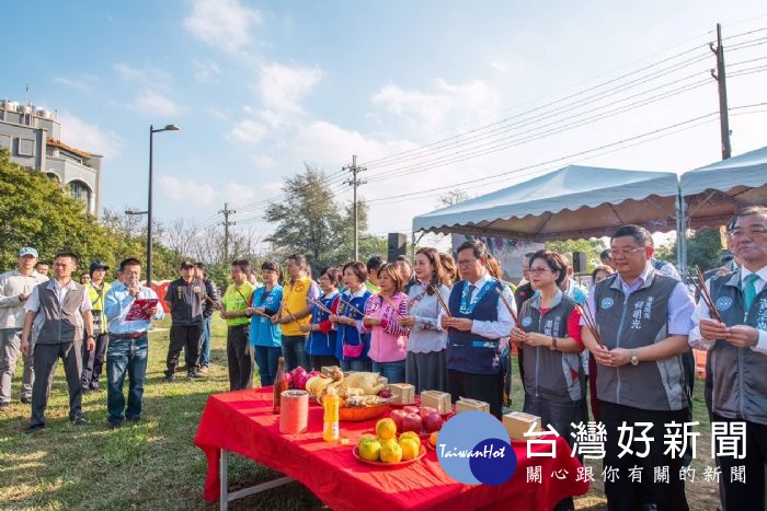 桃園市長鄭文燦前往八德區,出席「桃園市北區客家園區開園典禮」