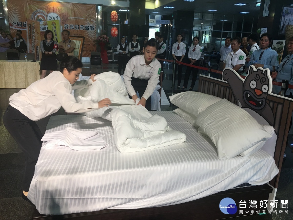 床單的包覆略有不同。(記者扶小萍攝)