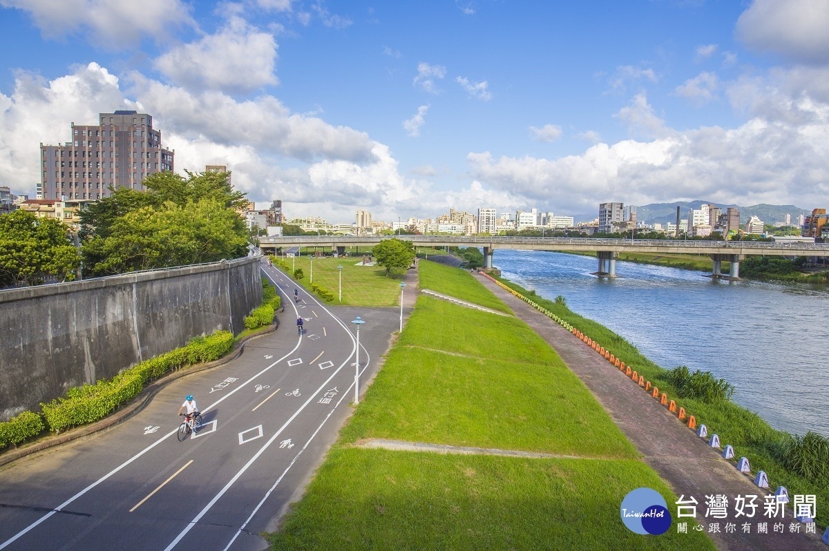 北市自行車道總長112公里（圖／台北市水利處提供）