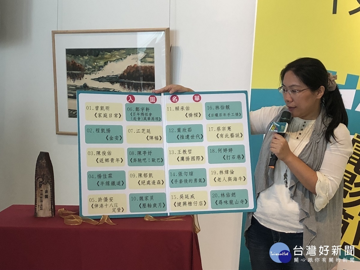 第二屆彰化獨立電影節「文化行腳。彰化味」創作短片入圍揭曉。圖/記者鄧富珍攝
