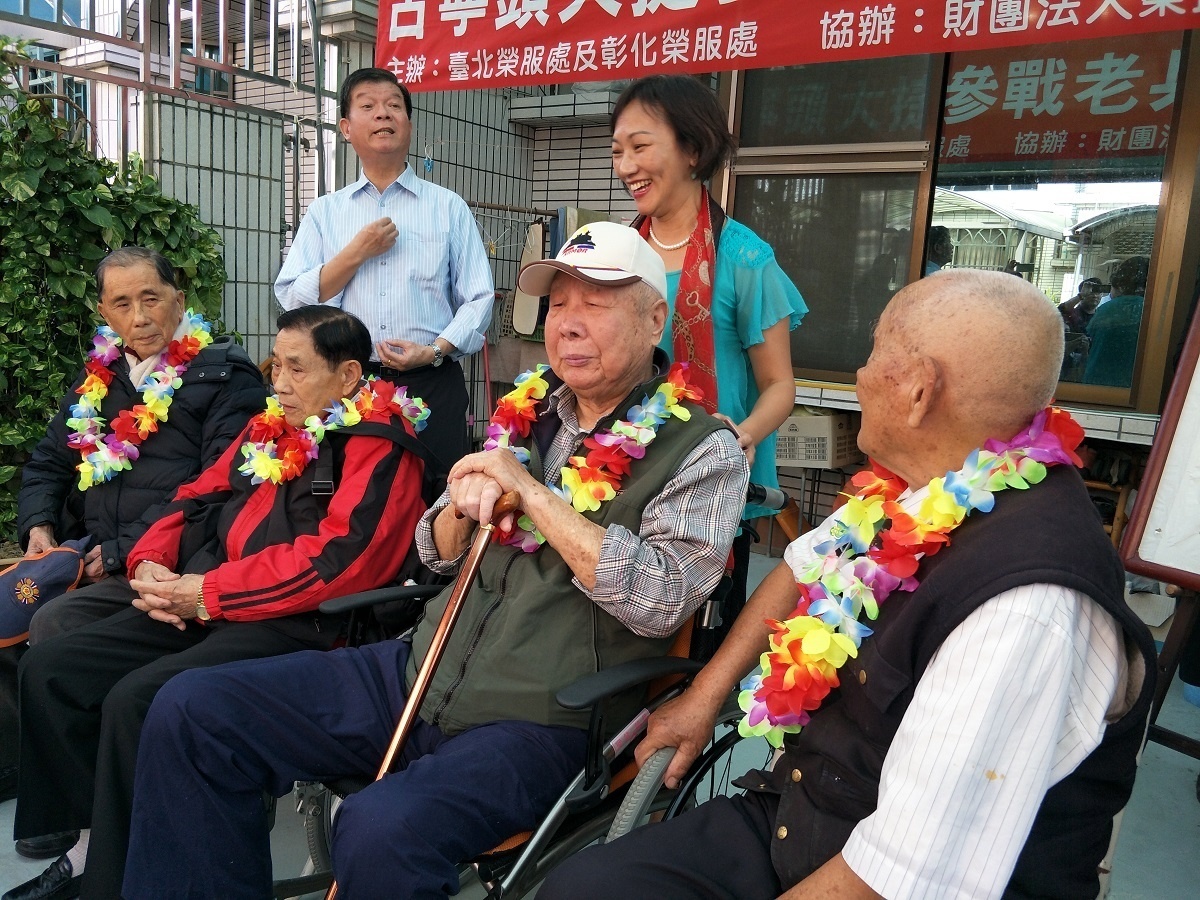 823砲戰參戰英雄左起為歐曉雲、歐陽鈞、熊震球、劉紹元。圖/記者鄧富珍攝