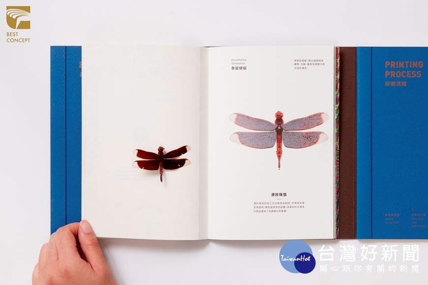 《昆蟲印刷指南》用說故事的方式取代原本枯燥的印刷理論，發揮設計之創意、多元與實驗性，榮獲2018「金點概念設計獎」最高榮譽