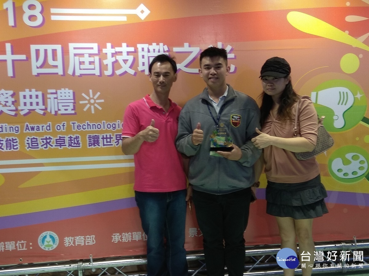 家有萬貫財不如一技在身 員農連續2年獲技職之光
