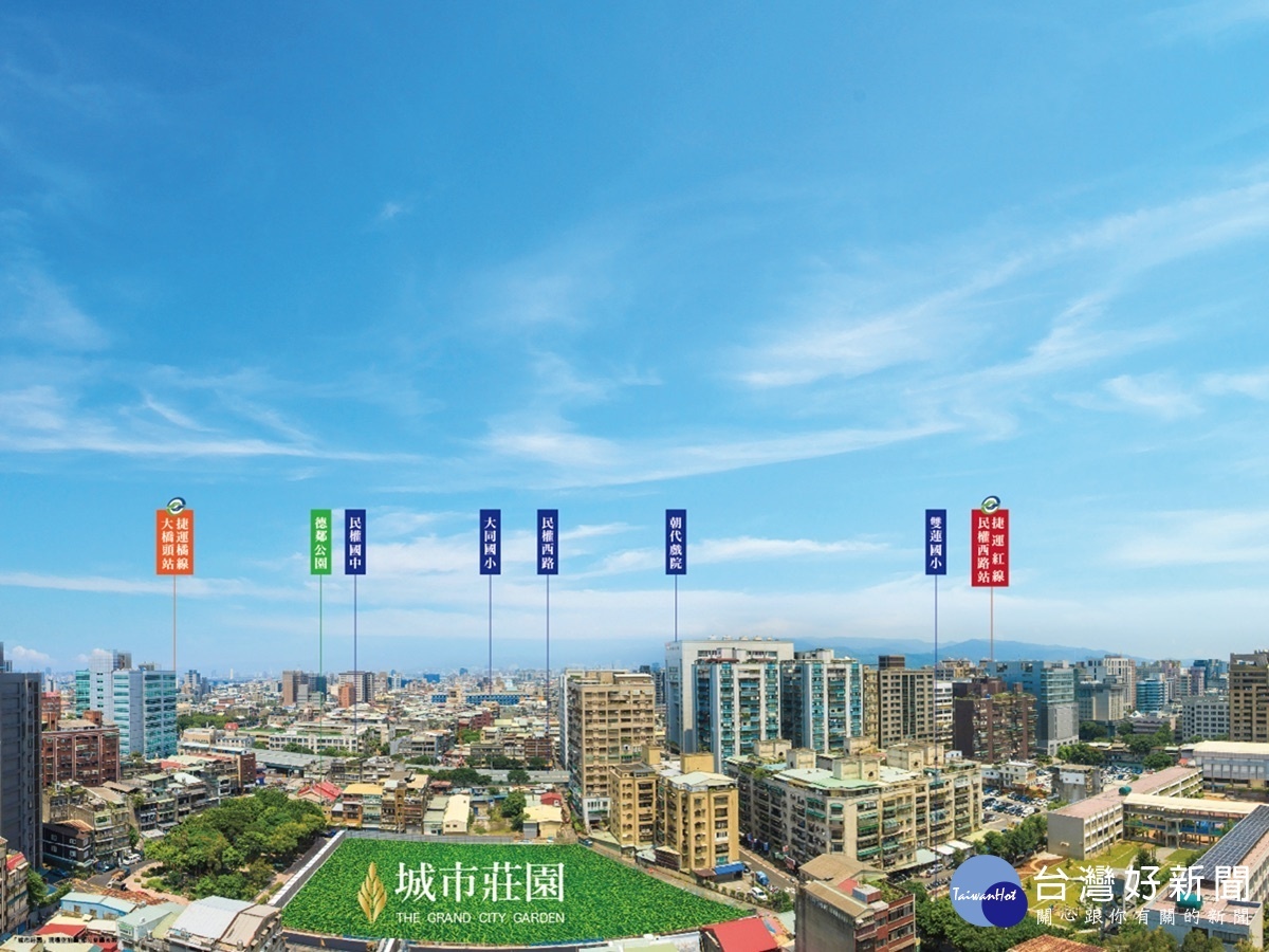 「城市莊園」為台北市中心1337坪壯闊大基地，推18-56坪，2-4房珍稀公開。