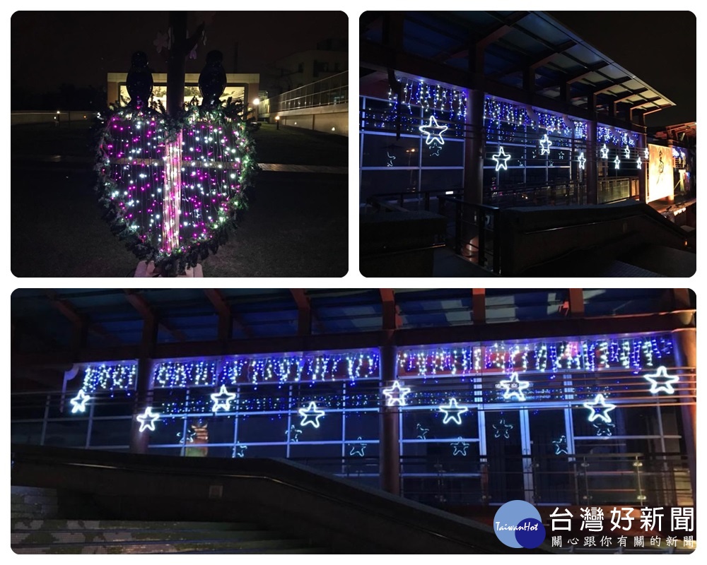 桃園市客家文化館12月推出客家聖誕暨節慶藝術裝置,歡迎大家夜晚也來客家文化館,共度溫暖平安的耶誕節。