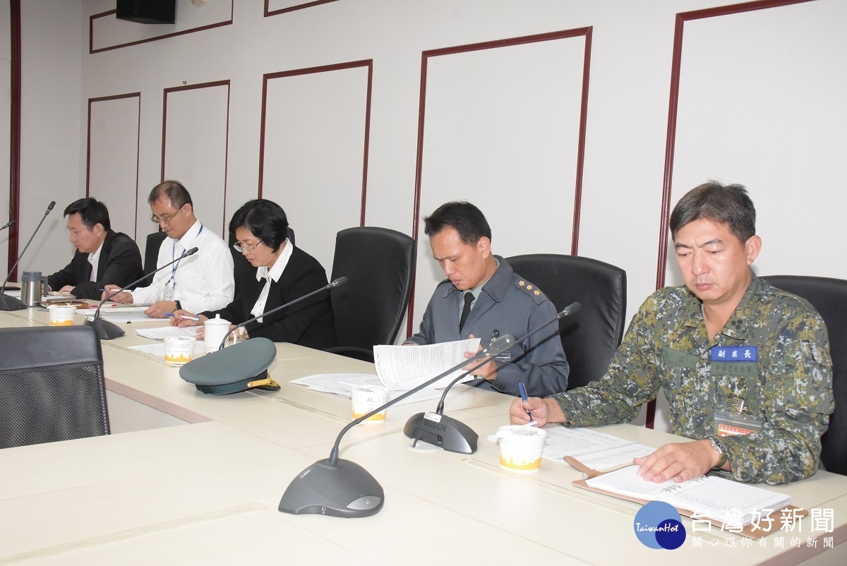 彰化縣政府召開非洲豬瘟緊急應變中心會議。