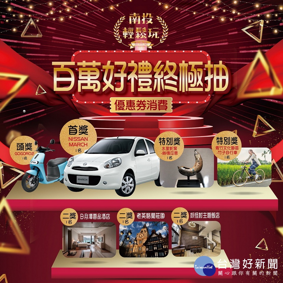 百萬好禮終極抽來囉。(縣府提供)