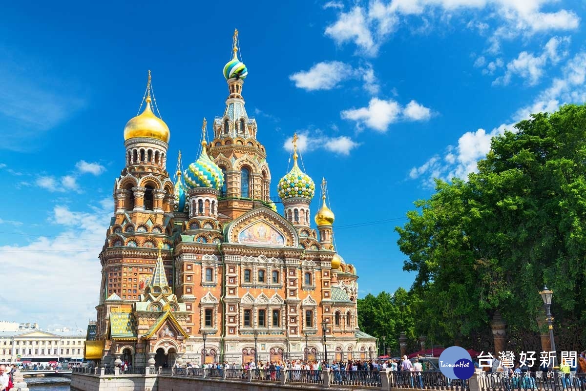 喋血教堂為紀念沙皇亞歷山大二世於1881年死於革命黨人的暗殺而建。（圖／喜鴻假期提供）
