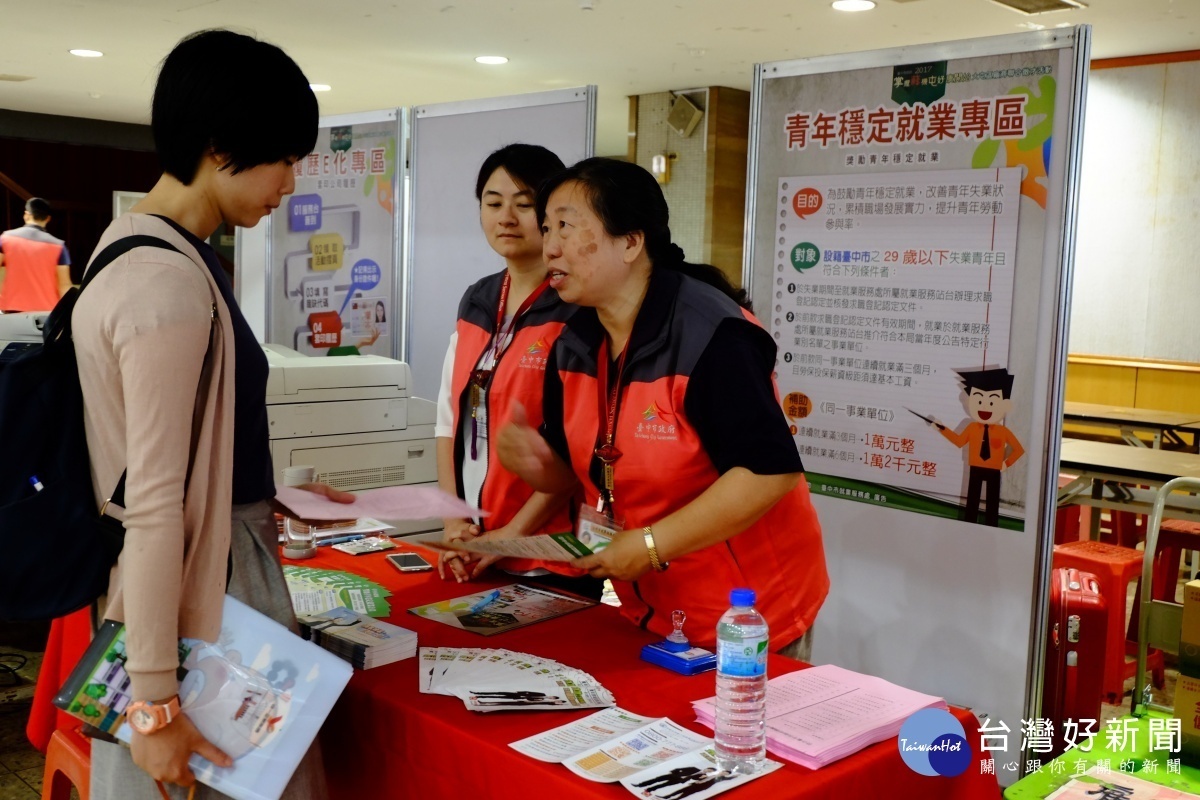 中市青年穩定就業獎勵金 加碼3金再升級