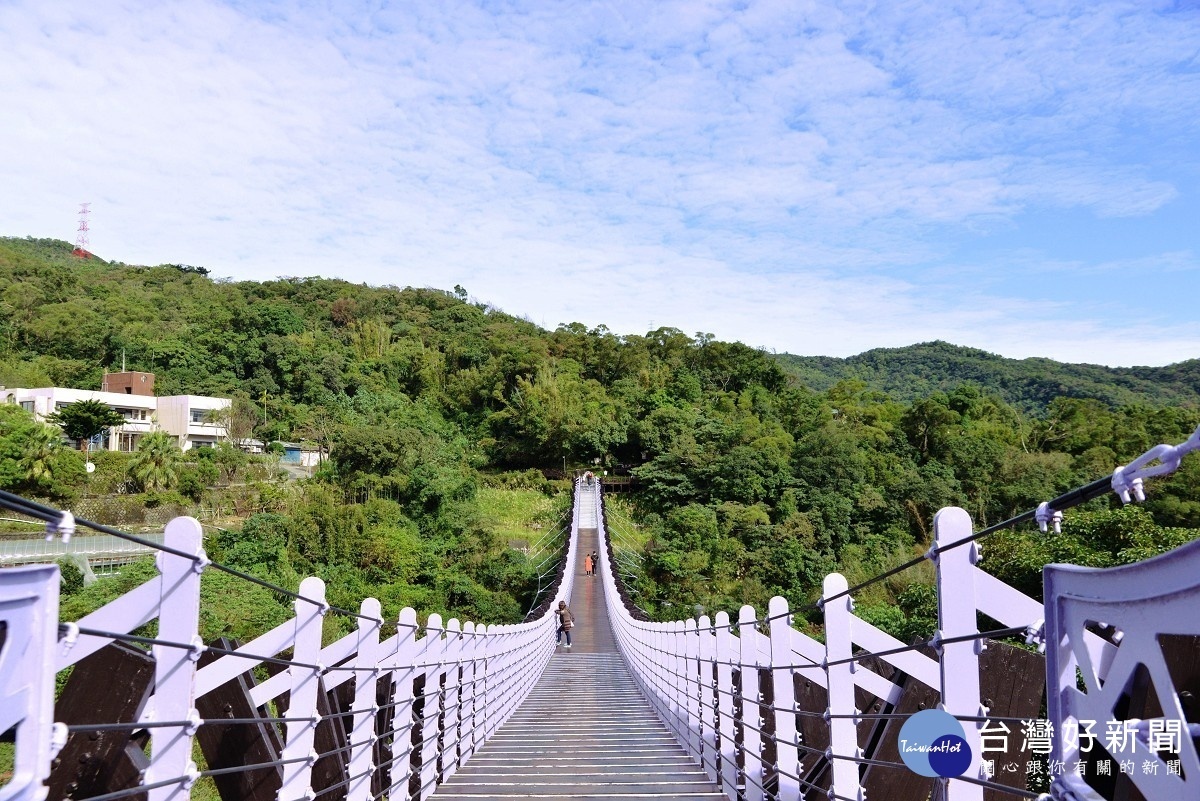 白石湖吊橋（圖／台北市大地工程處提供）