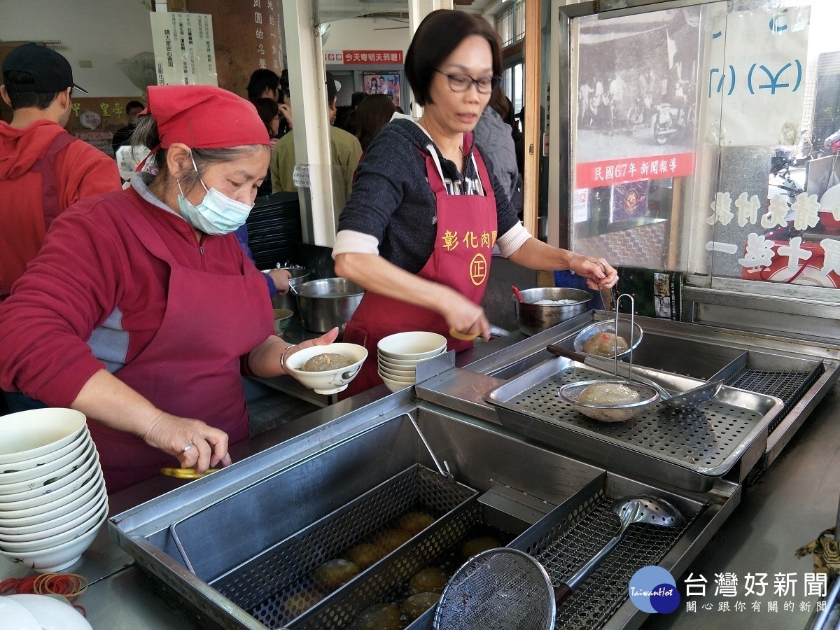 彰化八十年老店「正彰化肉圓」。圖/記者鄧富珍攝