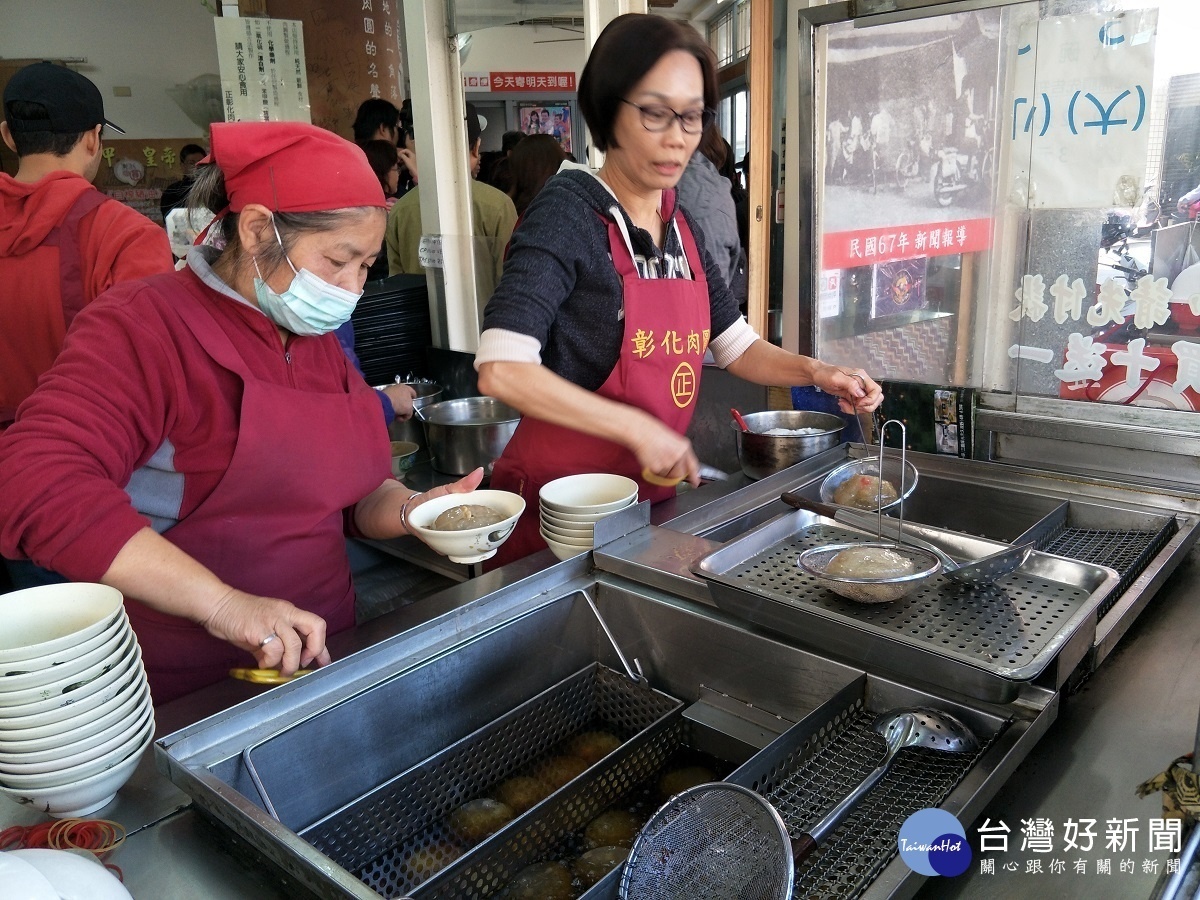 彰化八十年老店「正彰化肉圓」。圖／記者鄧富珍攝