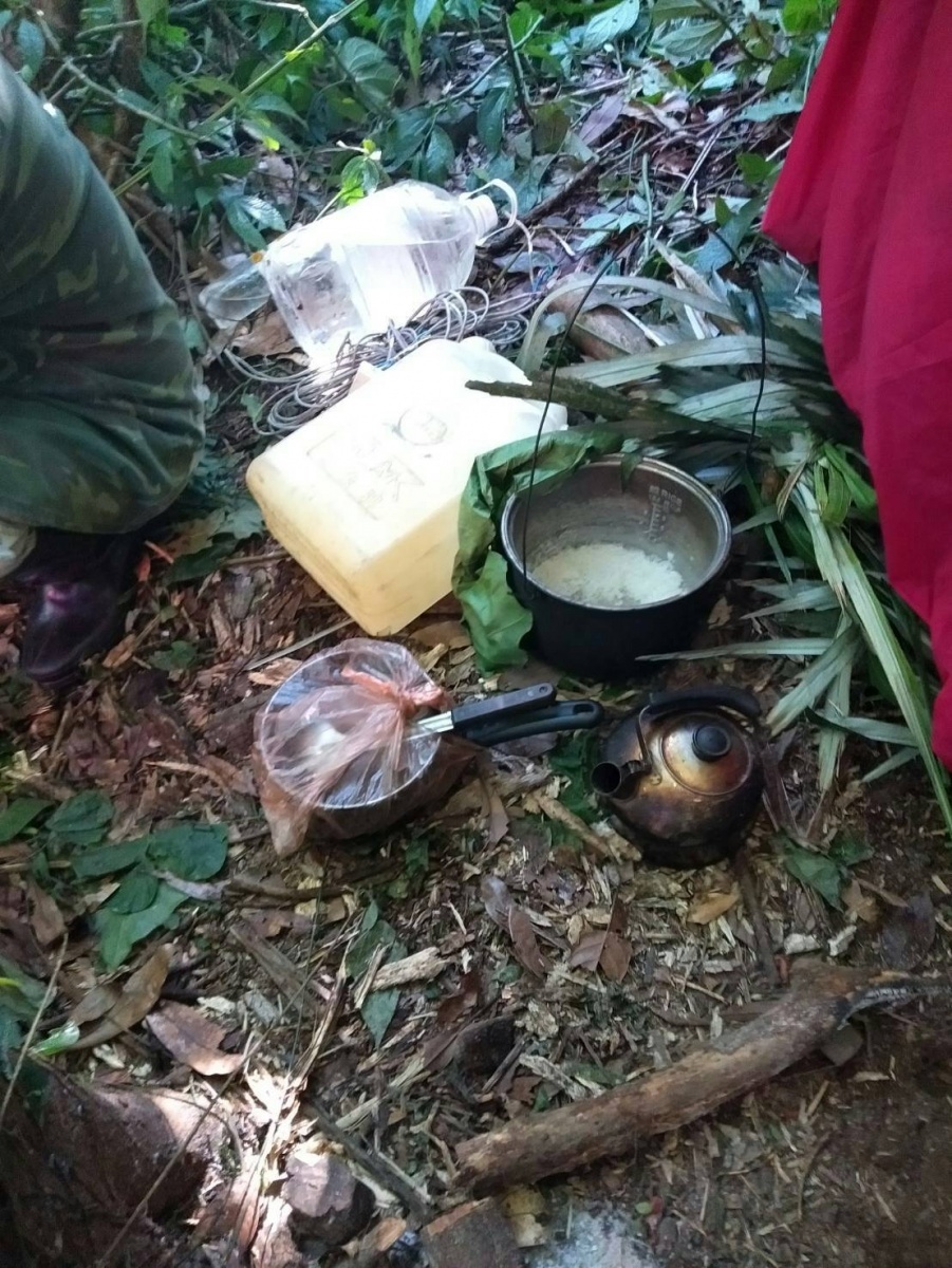 大溪警方尋獲陳民,也起出生活工具。