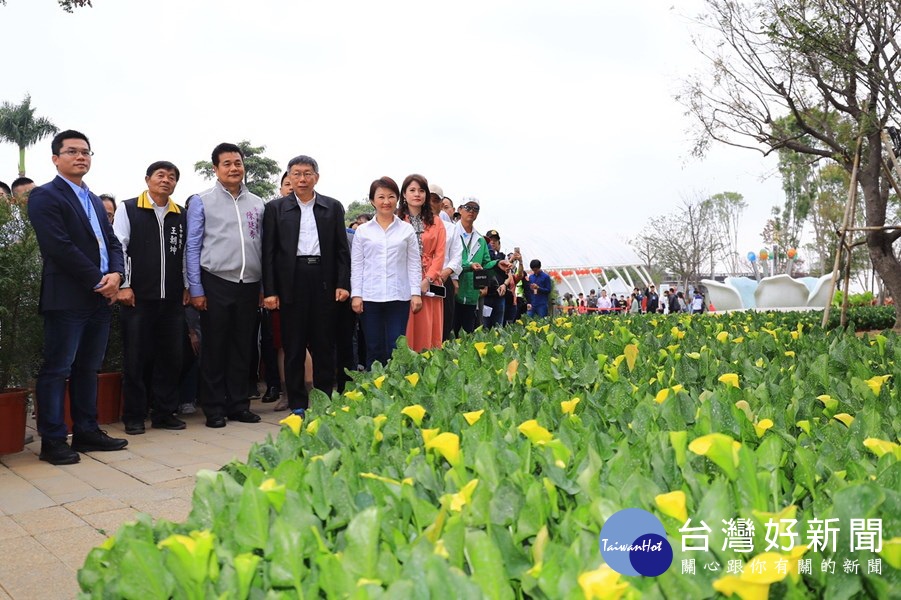 柯文哲市長參觀花博