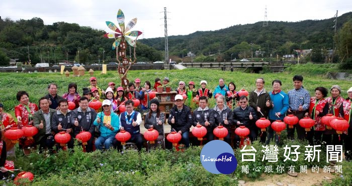 市長鄭文燦參加2019戀戀魯冰花-三水展區-「晴耕雨讀畫山水」地景藝術