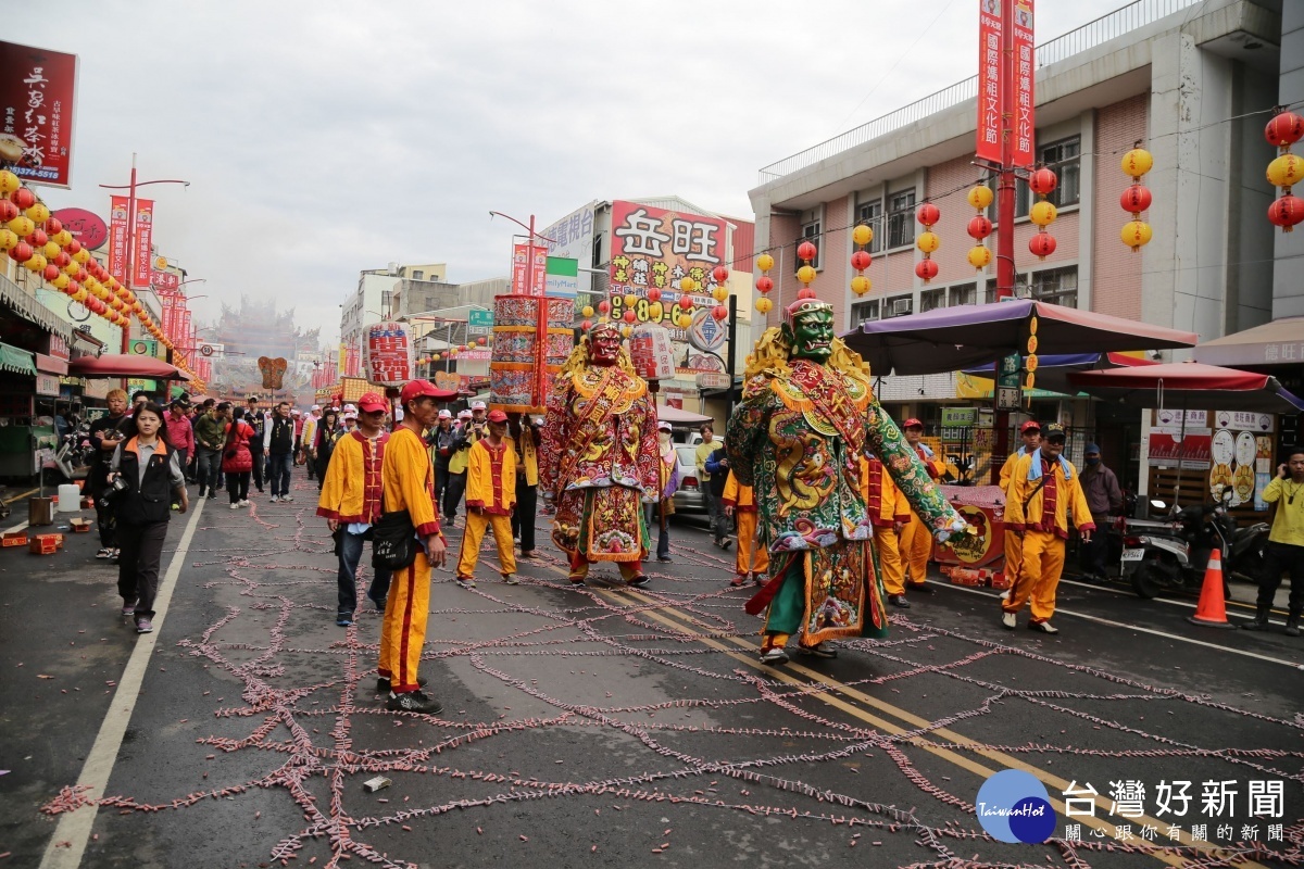 新港奉天宮媽祖元宵遶境起駕　沿途信眾設案膜拜 台灣好新聞 第1張