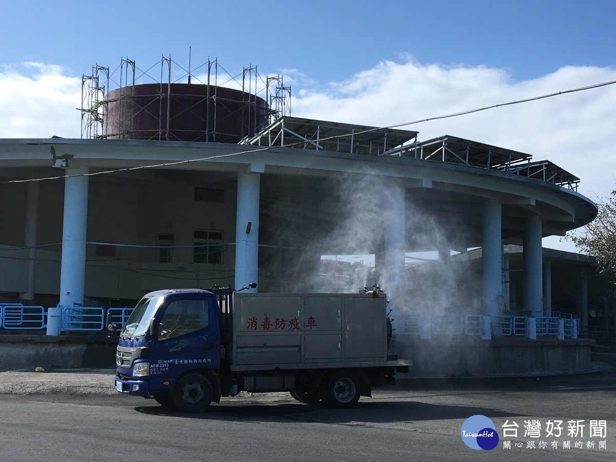 非洲豬瘟防疫沒假期　台東加強運豬車輛消毒 台灣好新聞 第1張