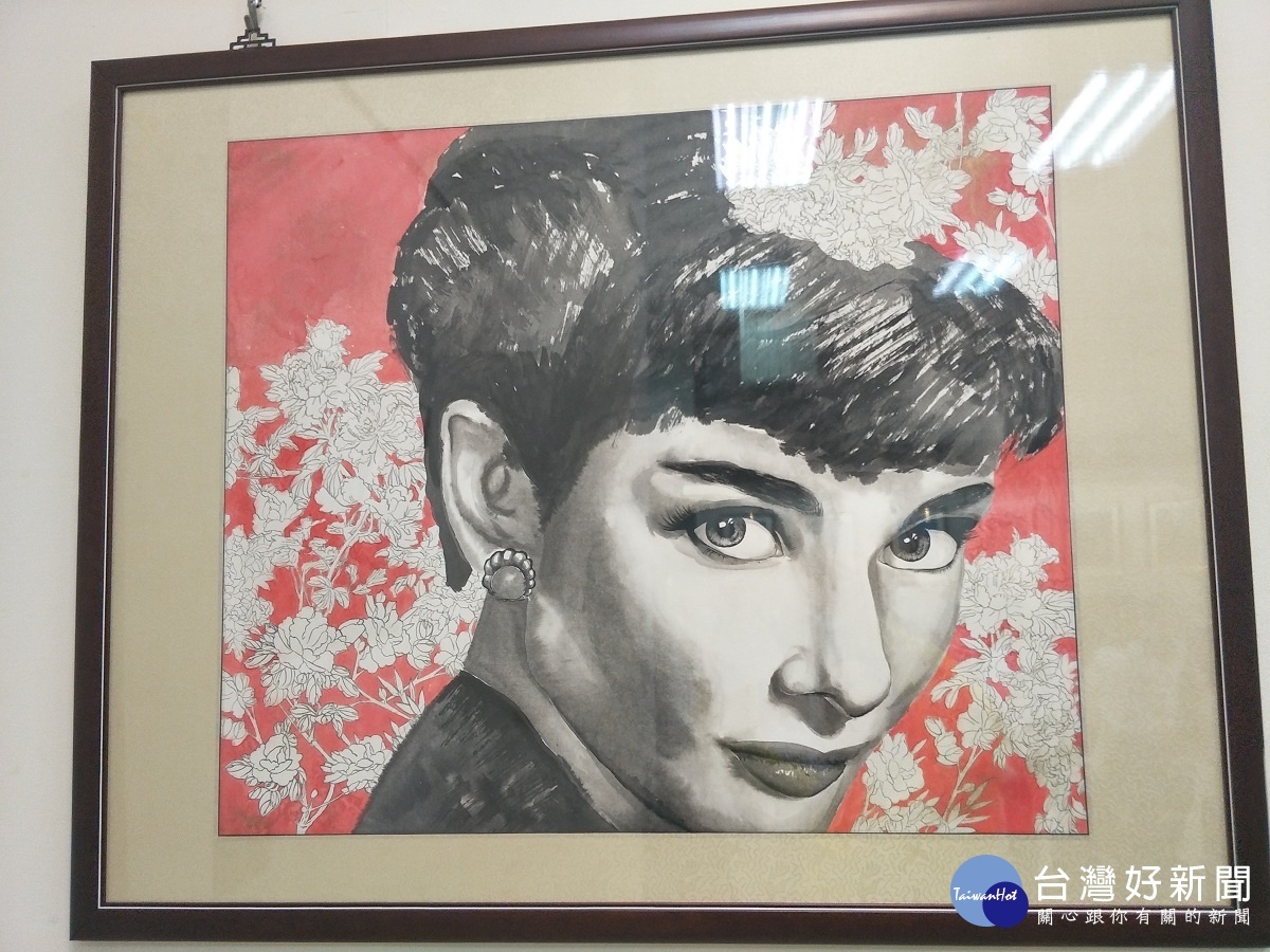 彰化藝術中學國中部第三屆美術班畢業展「畫說」 。圖/記者鄧富珍攝
