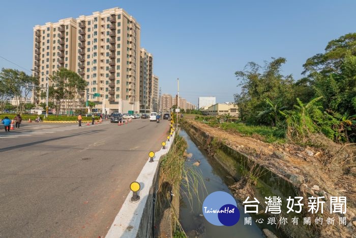 桃市八德區興豐路、舊大湳圳排水改善開工　預計明年3月完工 台灣好新聞 第1張