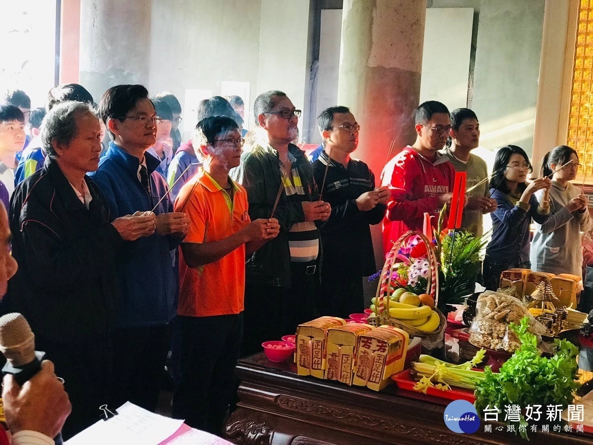 有神明加持筆如有神助 溪陽國中辦理考生祈福