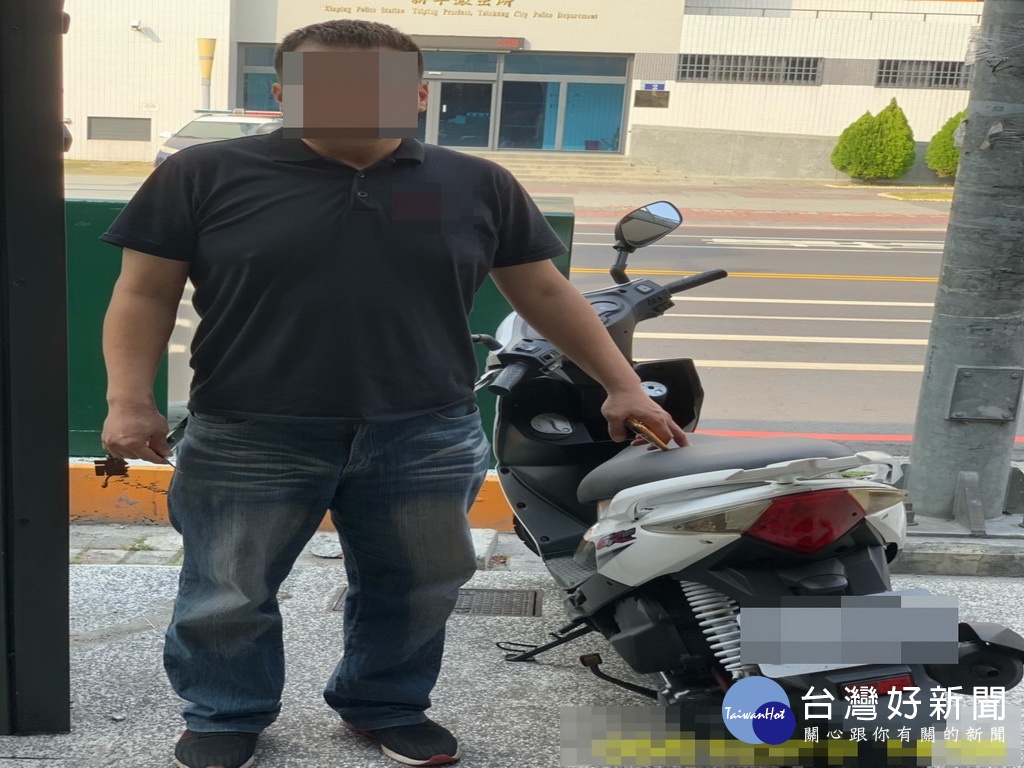 汽車遭不名男子噴漆　警調閱監視器逮人 台灣好新聞 第1張