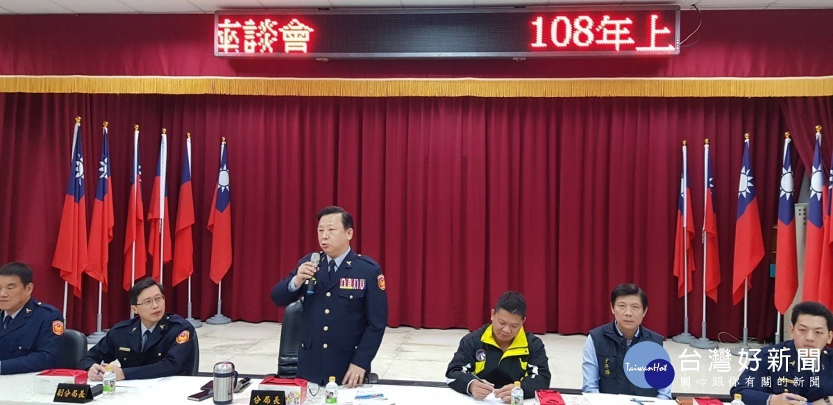 楊梅警分局辦理107年第1學期校園安全座談，勸導並防制青少年犯罪。