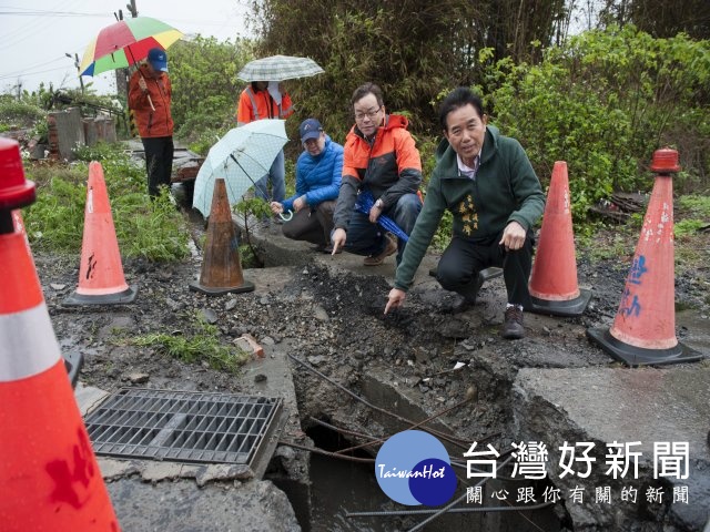 西濱大安段南安路口長期淹水　中市民代邀官員會勘謀改善 台灣好新聞 第1張