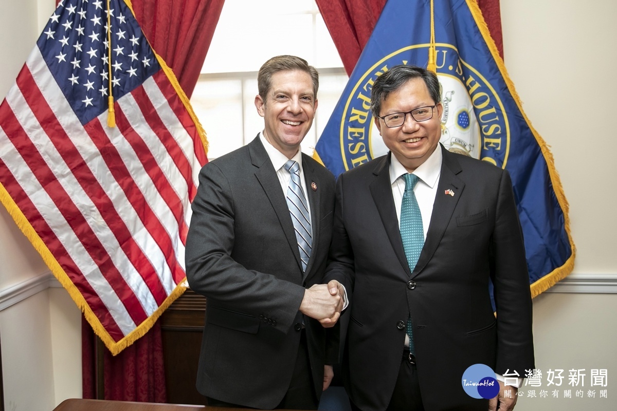 鄭市長於華府會見美國聯邦眾議員Mike Levin