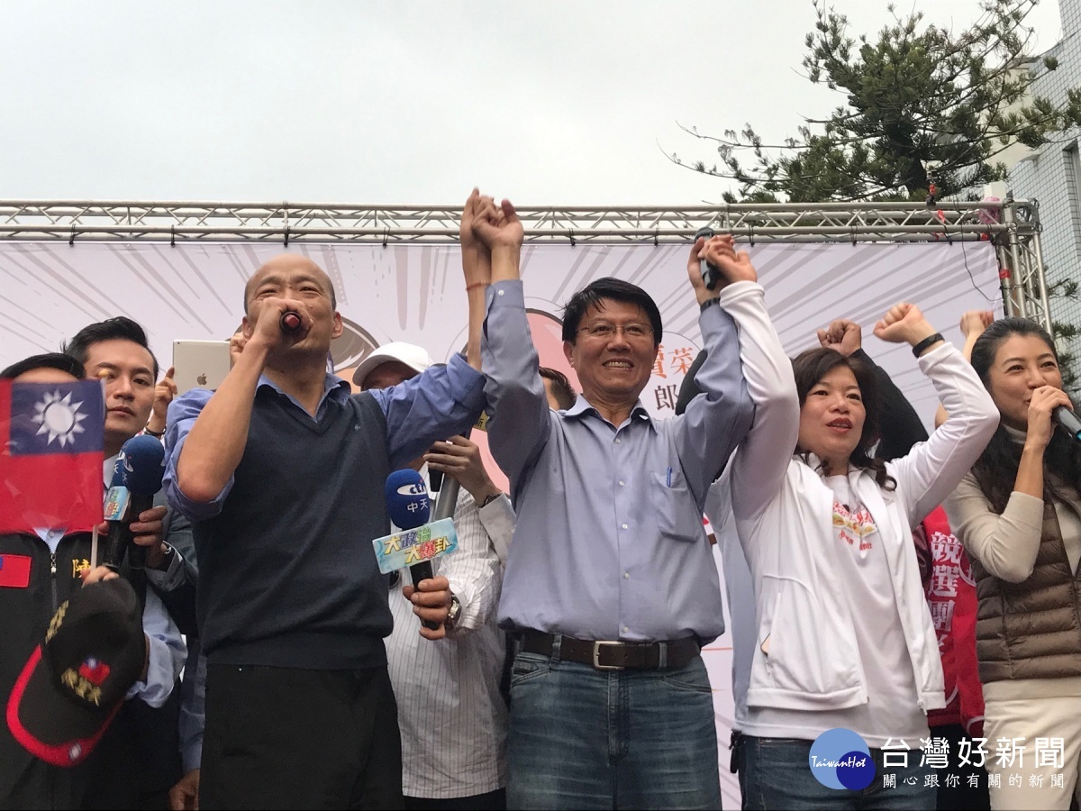 韓國瑜幫謝龍介站台　「選總統」呼聲不斷 台灣好新聞 第1張
