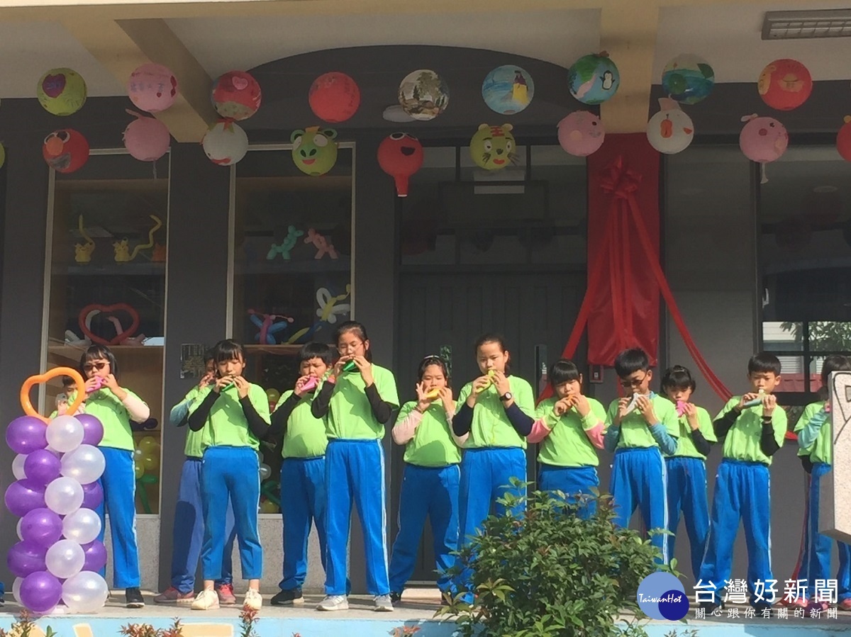 明禮國小學童陶笛表演。圖／彰化縣政府教育處提供