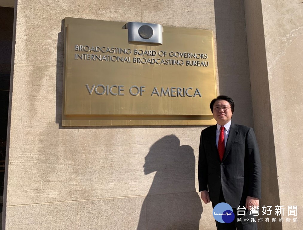 近年來台灣政界第一人　林右昌踏入美國之音接受專訪 台灣好新聞 第1張