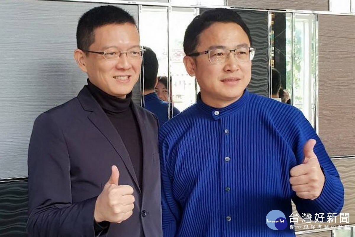 楊朝偉表示獲得前立委孫大千的支持，要交棒給他傳承國民黨在第3選區的服務工作。